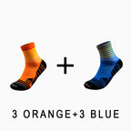 Professional Riding Men's Sport Socks(6 pairs）