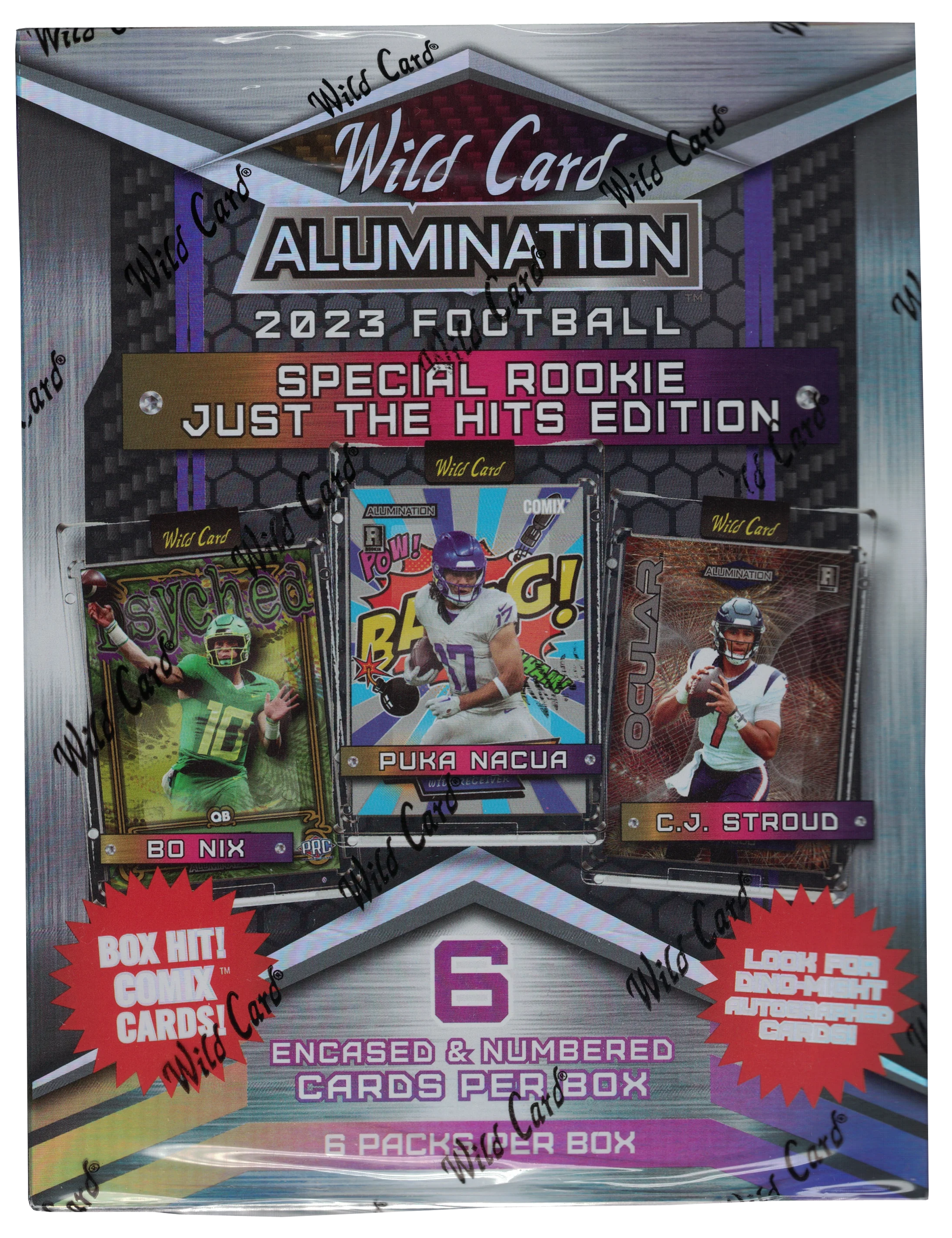 2023 Wild Card Alumination Special Rookie & Insert Edition Football Hobby Box