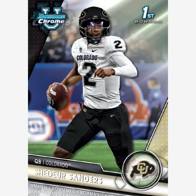 2023 Bowman Chrome University Football Hobby Box
