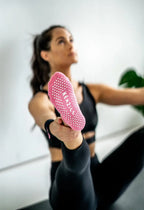 Women's YOGA Socks - Brown Purple Pink