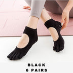 Professional Women's Pilates Yoga Socks（6 pairs）