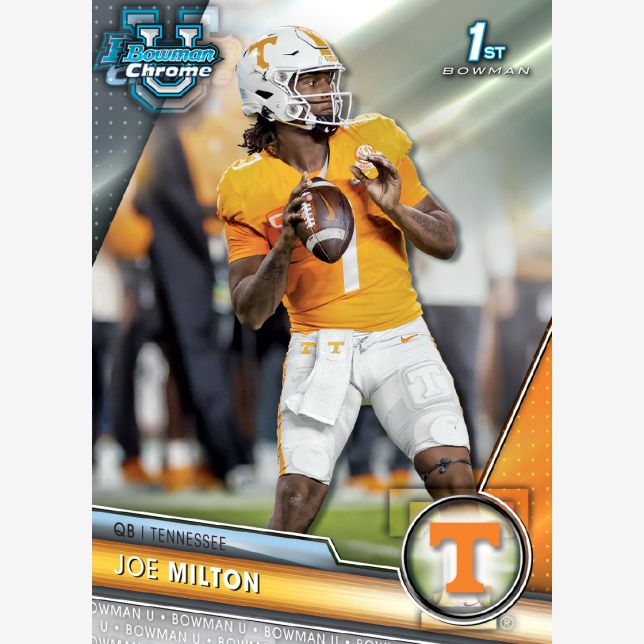 2023 Bowman Chrome University Football Blaster Box