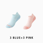 Women Low Cut Running Compression Socks(6 pairs）