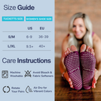 Tucketts Anklet Sunkissed Pilates Socks - Non-Slip Grip, Open Toe, Barre & Yoga - Women's