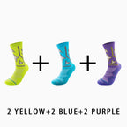 Men's Mid-calf Running Socks(6 pairs）