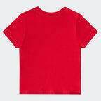 Kids' adidas Two-Piece Short Sleeve Cotton Tee and Elastic Waistband Logo Shorts Set