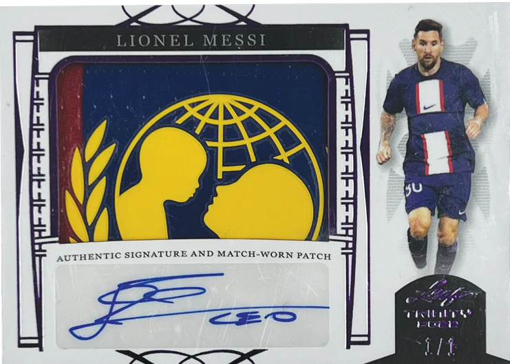 2022 Leaf Trinity Soccer Hobby Box