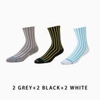 Men's Mid-calf Running Socks(6 pairs）