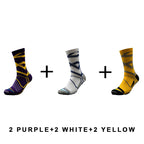 Men's High Top Professional Cycling Socks (6 pairs)