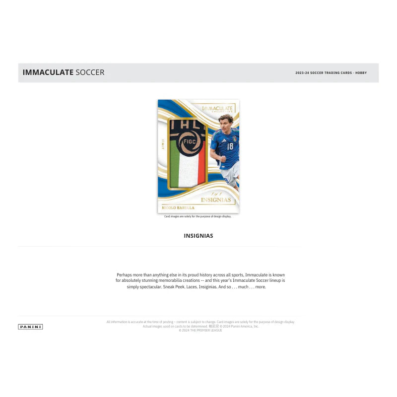 2024 Panini Immaculate Soccer Hobby Box