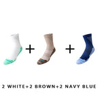Breathable Men's Mid-calf Cycling Socks(6 pairs）