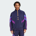 Men's adidas LA Galaxy Originals Half-Zip Crew Sweatshirt