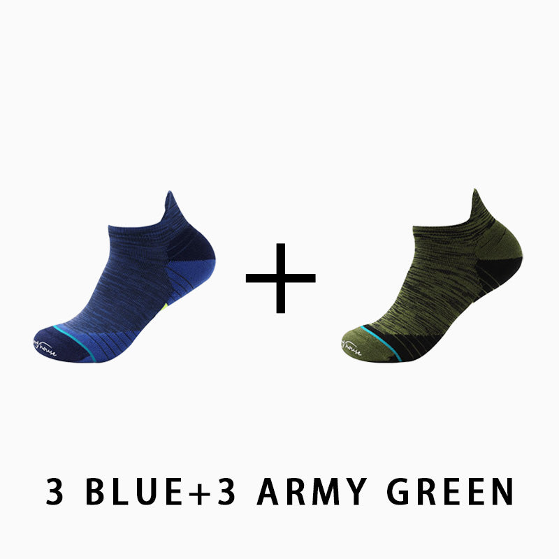 Profession Thin Men's Running Socks（6 pairs）
