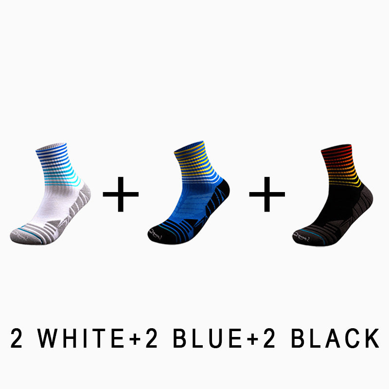 Professional Riding Men's Sport Socks(6 pairs）