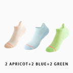 Women Low Cut Running Compression Socks(6 pairs）