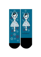 Snow Queen Crew Socks (Blue)
