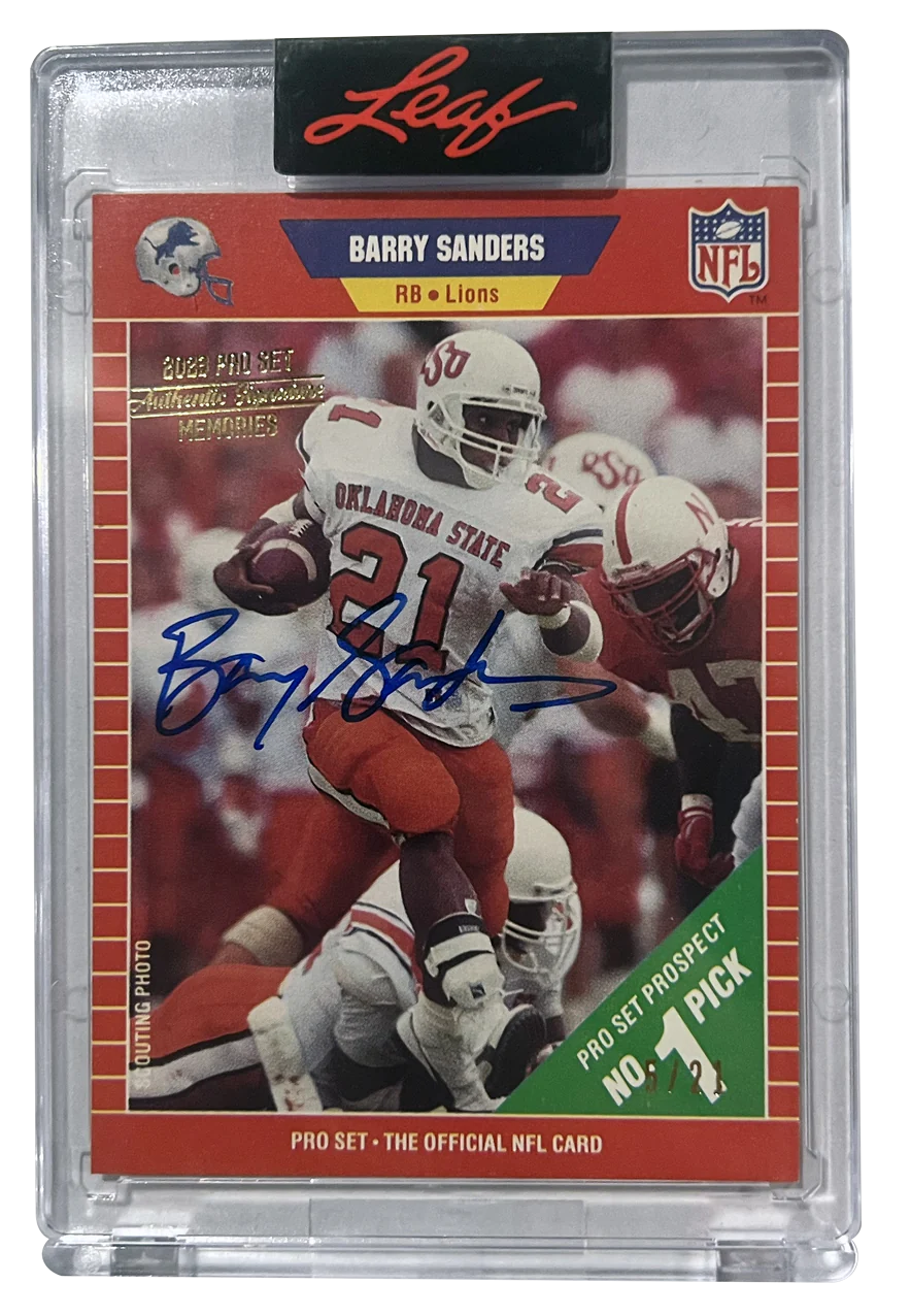 2023 Leaf Pro Set Metal Football Hobby Box