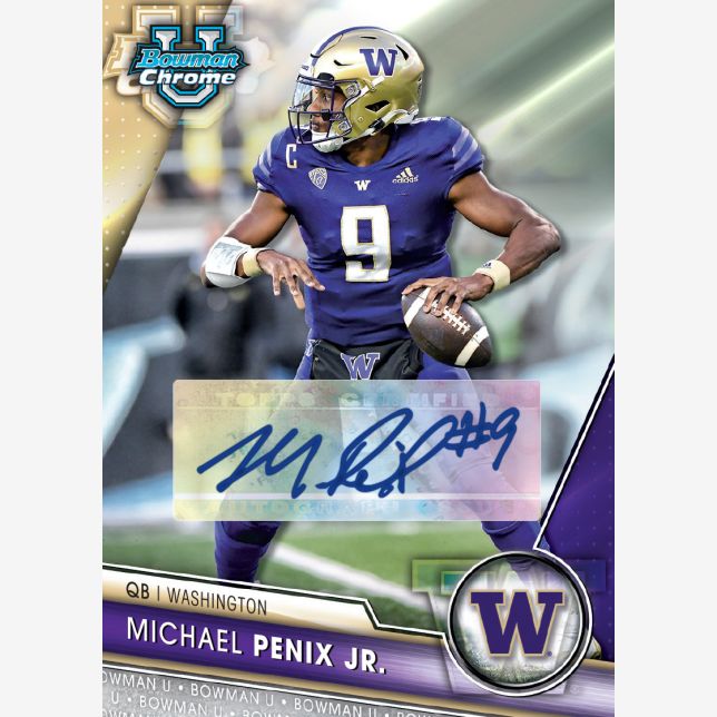 2023 Bowman Chrome University Football Hobby Box