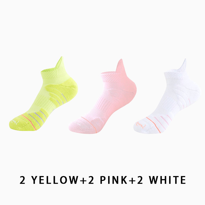 Women's Short Running Compression Socks(6 pairs）