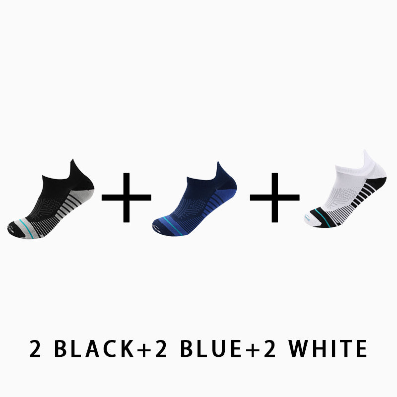 Men's Profession Low Cut Running Socks(6 pairs）