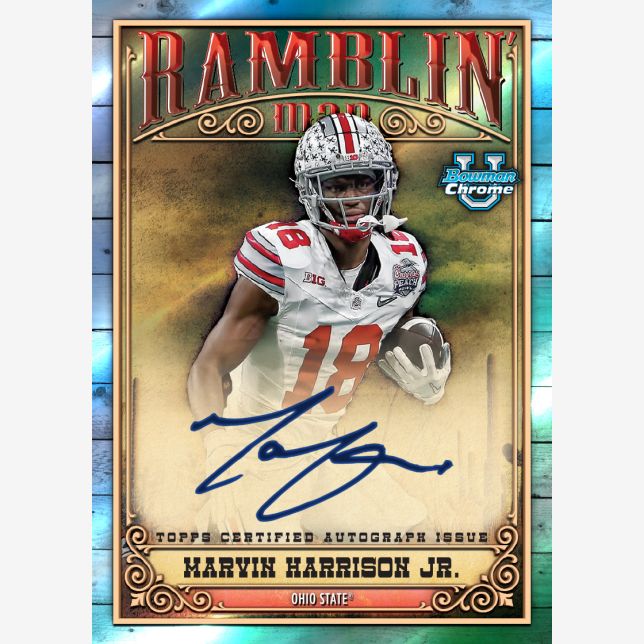 2023 Bowman Chrome University Football Blaster Box
