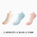 Women Low Cut Running Compression Socks(6 pairs）