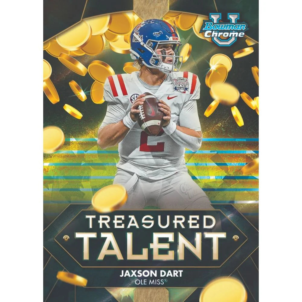 2024 Bowman Chrome University Football Monster Box (Winter Sale)