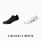 Men's Breathable Towel Sole Running Socks（6 pairs）