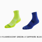Men's Mid-calf Towelling Sole Running Socks(6 pairs）
