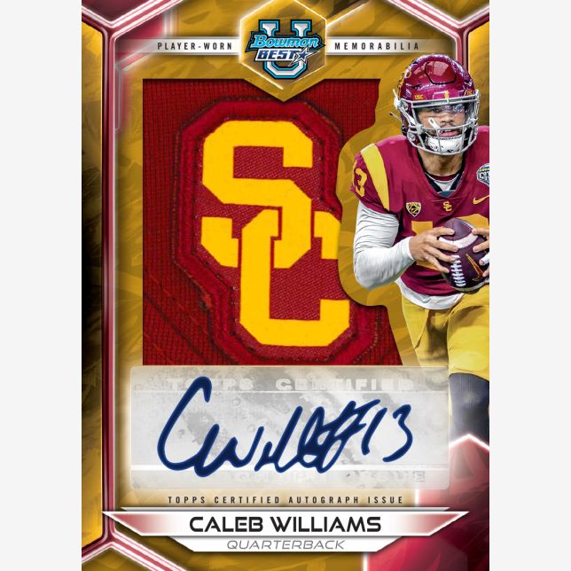 2023 Bowman Best University Football Breakers Delight Hobby Box