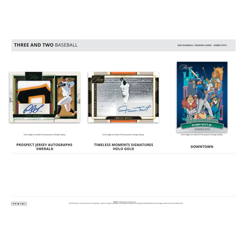 2024 Panini Three & Two Baseball Hobby Box