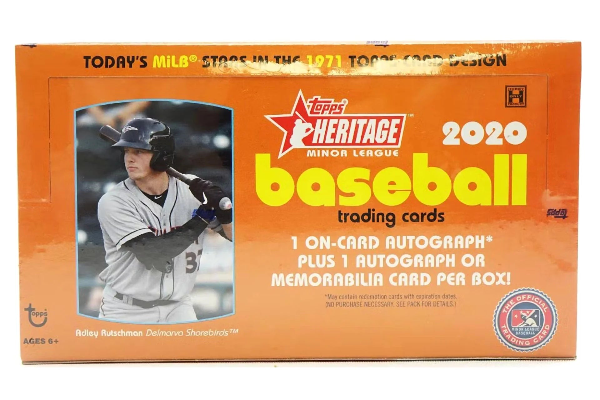 2020 Topps Heritage Minor League Baseball Hobby Box