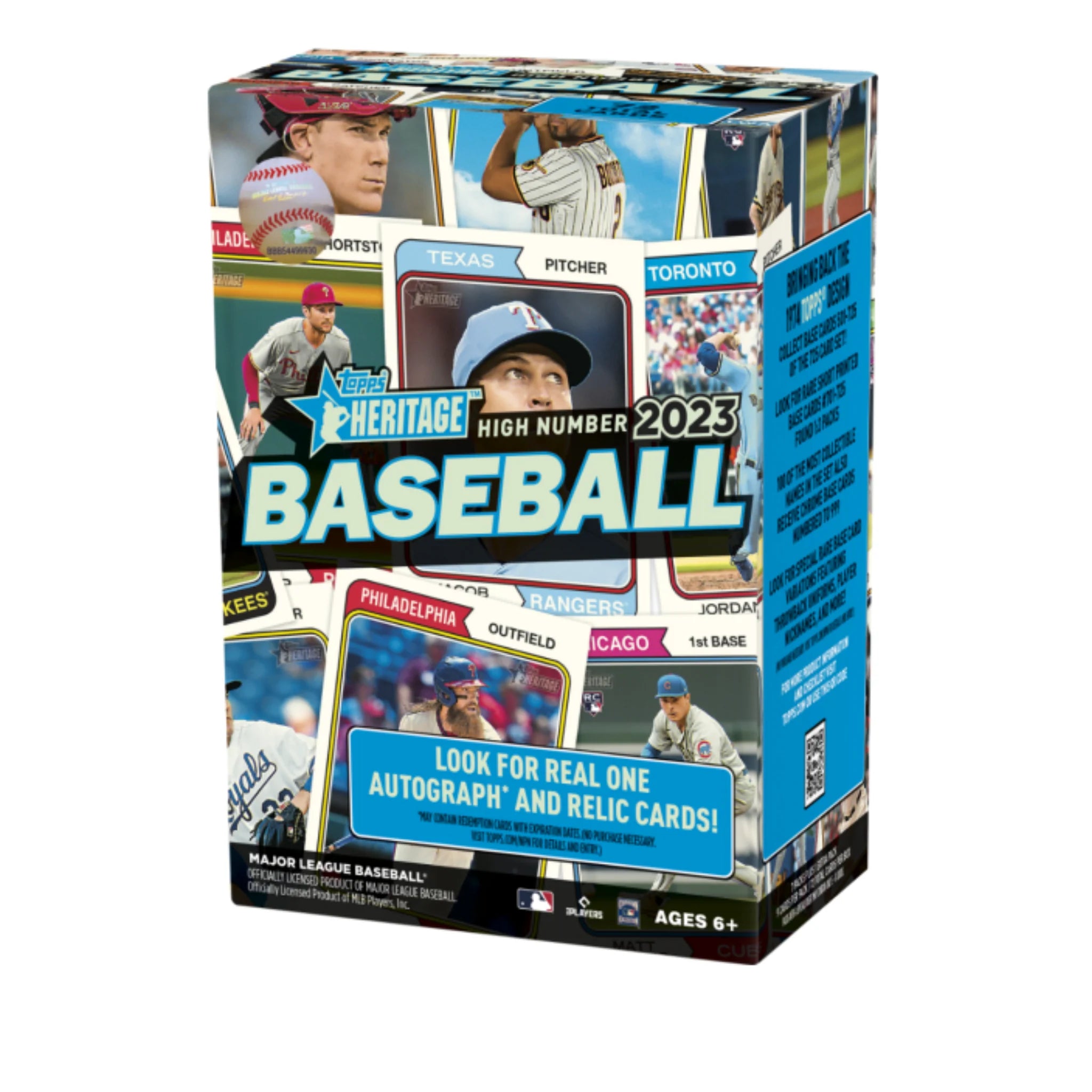 2023 Topps Heritage High Number Baseball Blaster Box