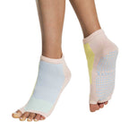 Tucketts Anklet Pilates Socks - Non-Slip Grip, Open Toe, Barre & Yoga - Women's