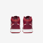 Air Jordan 1 Mid SE 'Red Quilt / Valentine's Day' (2020) (GS)