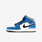 Air Jordan 1 Mid SE 'Signal Blue' (2021) (GS)