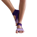 Tucketts Allegro - Lavender Haze Pilates Socks - Non-Slip Grip, Open Toe, Barre & Yoga - Women's