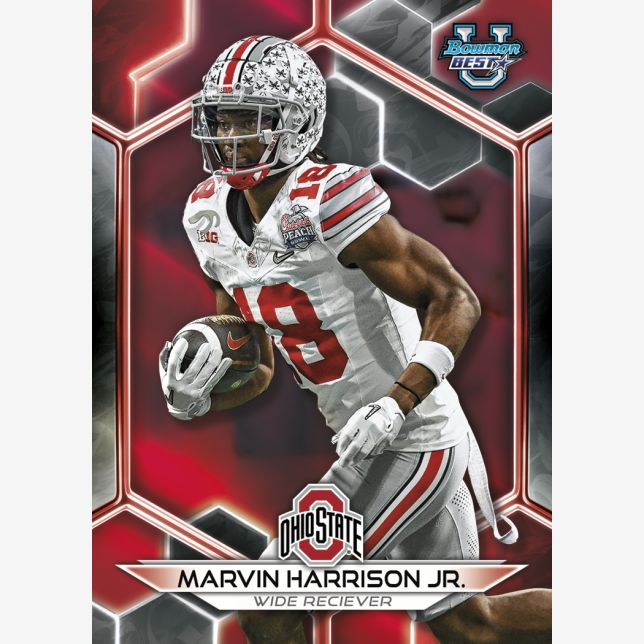 2023 Bowman Best University Football Breakers Delight Hobby Box