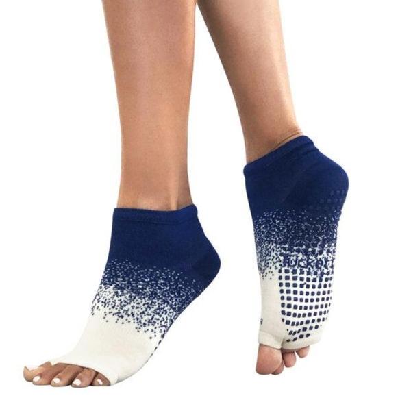 Tucketts Anklet Pilates Socks - Non-Slip Grip, Open Toe, Barre & Yoga - Women's