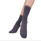 Tucketts Crew Closed Toe – Mocca Radiance  Pilates Socks - Non-Slip Grip, Closed Toe, Barre & Yoga