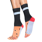 Tucketts Crew Pilates Socks - Non-Slip Grip, Open/Closed Toe, Barre & Yoga - Women's