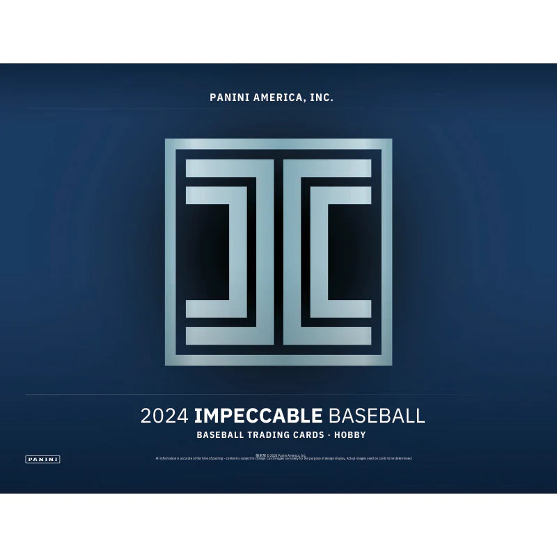 2024 Panini Impeccable Baseball Hobby 3 Box Case