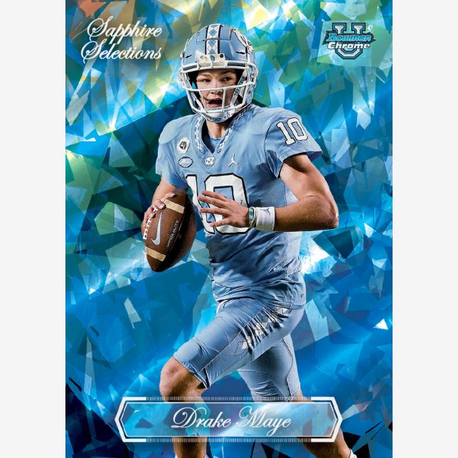 2023 Bowman University Chrome Sapphire Edition Football Hobby Box
