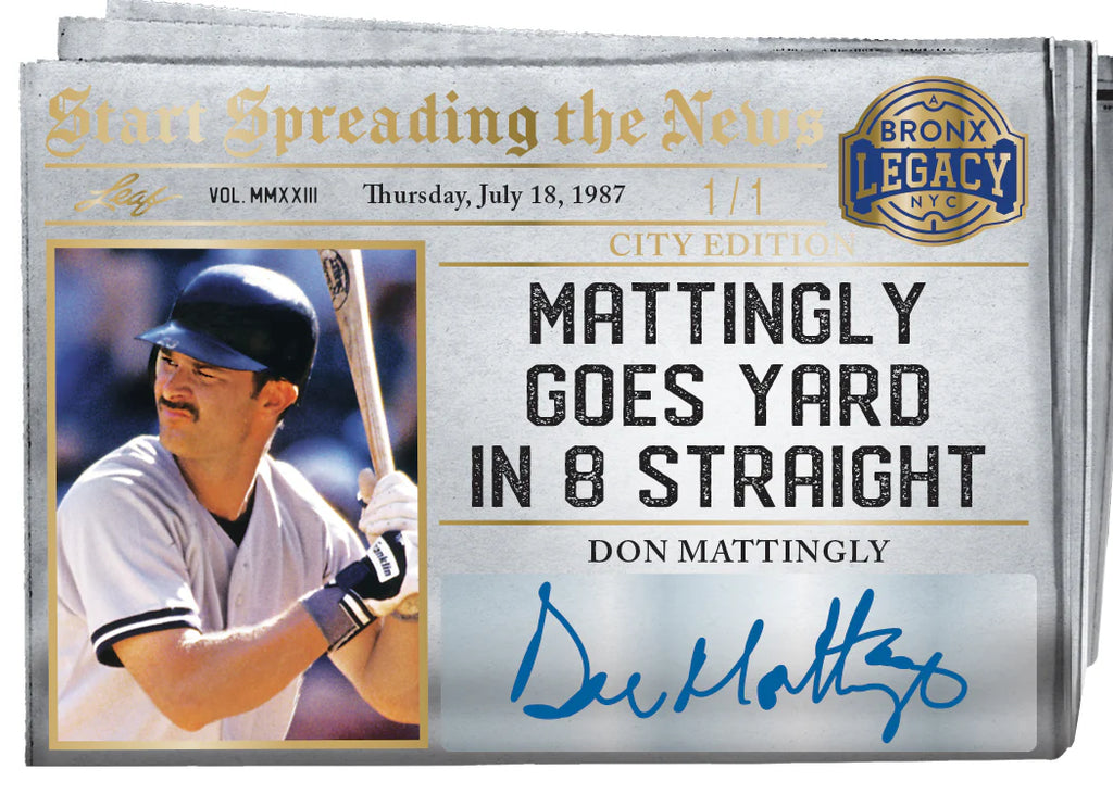 2023 Leaf Bronx Legacy Baseball Hobby Box