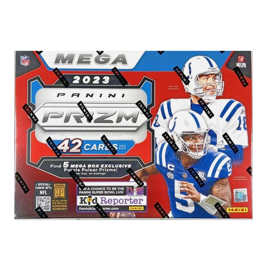 2023 Panini Prizm Football Mega Box (Purple Pulsar Prizms)