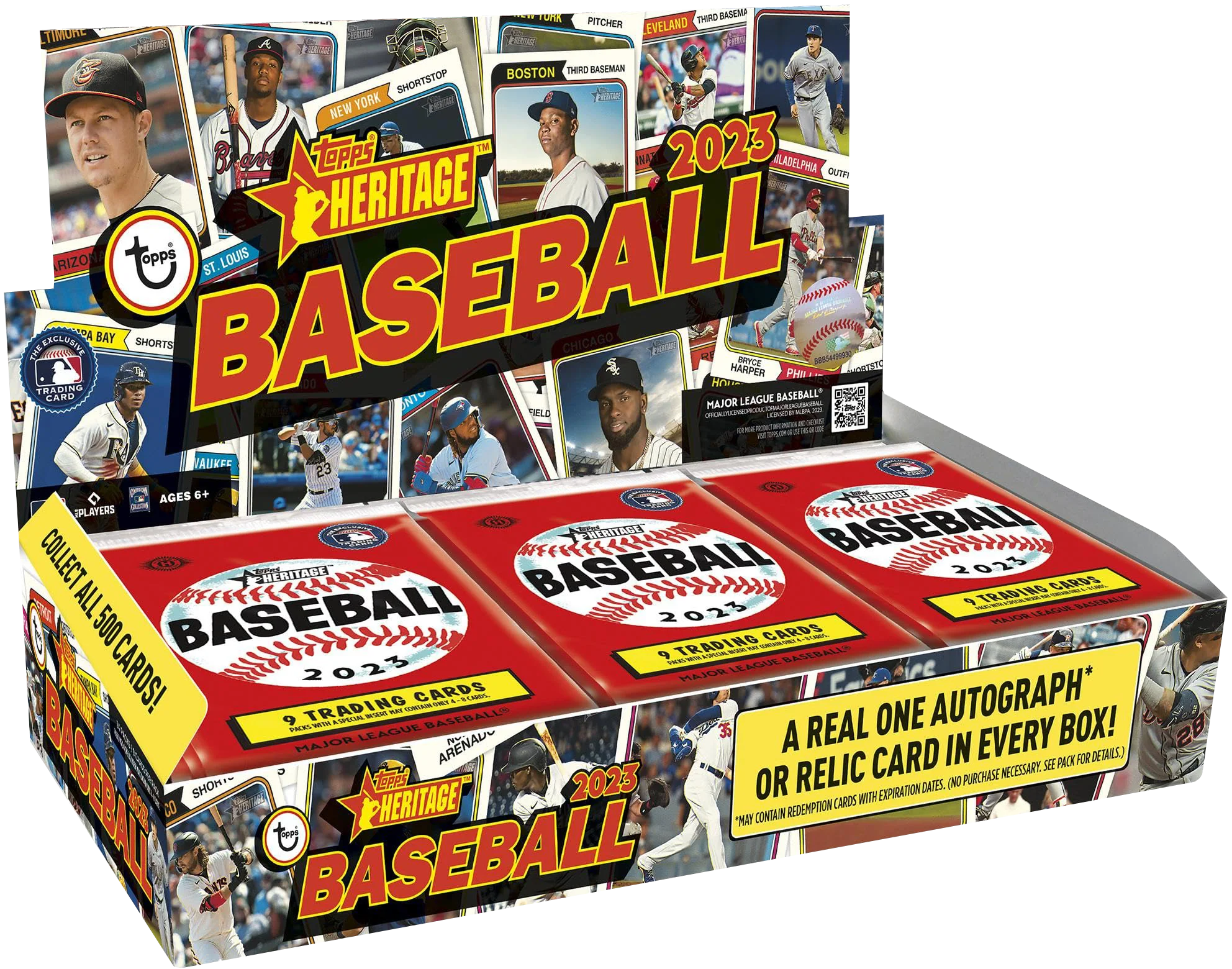 2023 Topps Heritage Baseball Hobby Box