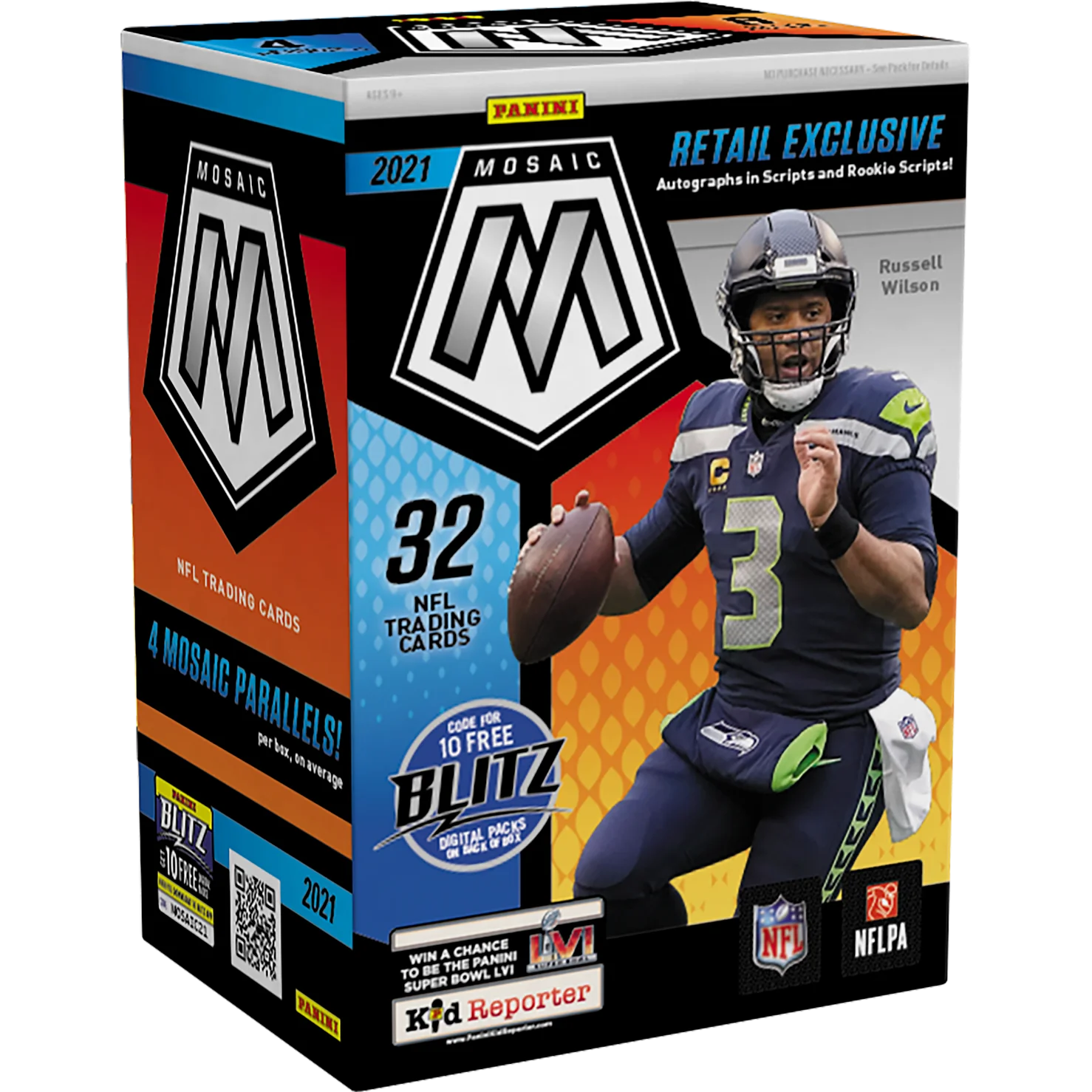 2021 Panini Mosaic Football Retail Blaster Box