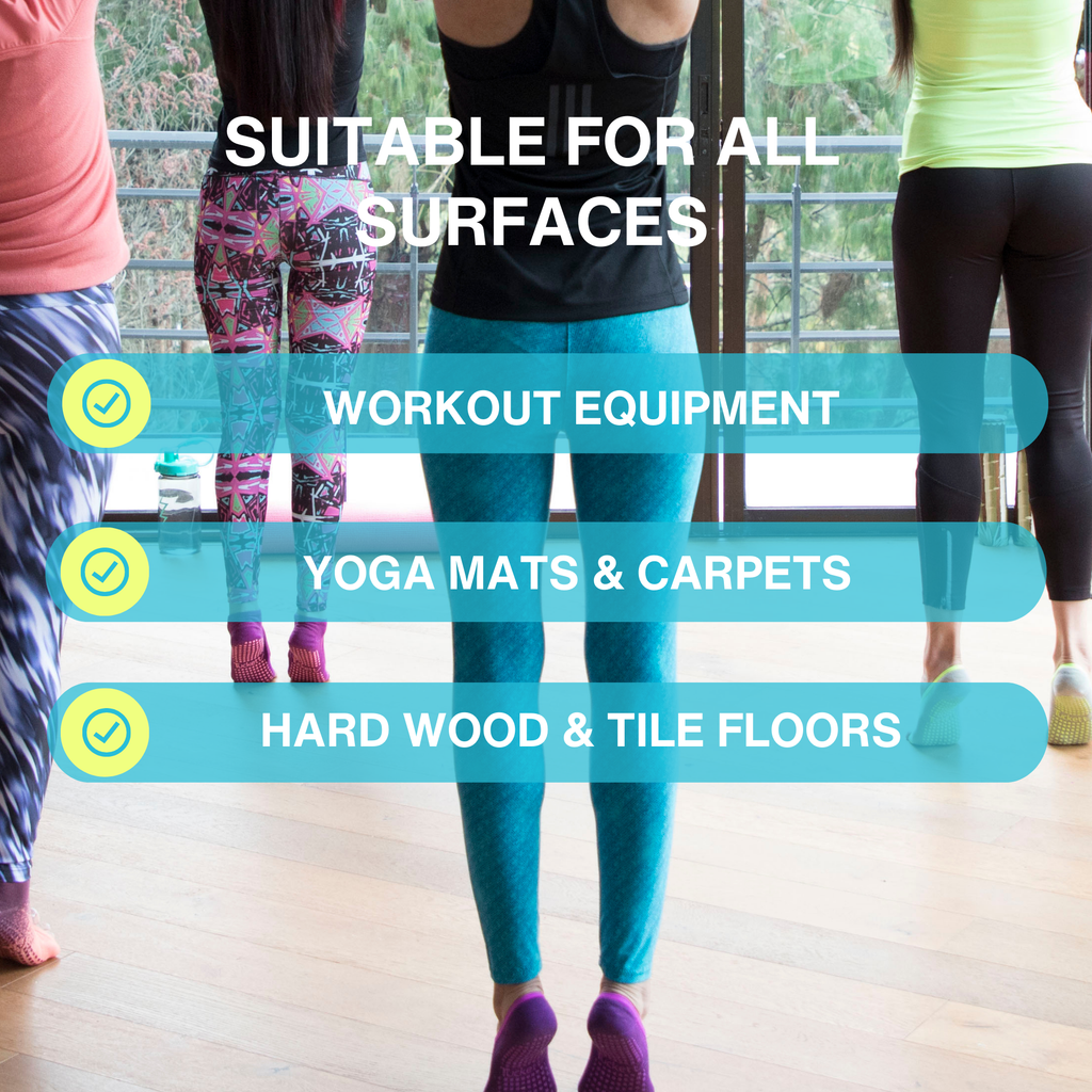 Tucketts Crew Closed Toe - Cornsilk Sands  Pilates Socks - Non-Slip Grip, Closed Toe, Barre & Yoga - Women's