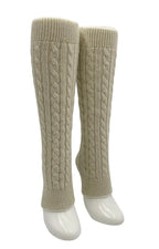 Wool Blend Cable Leg Warmer