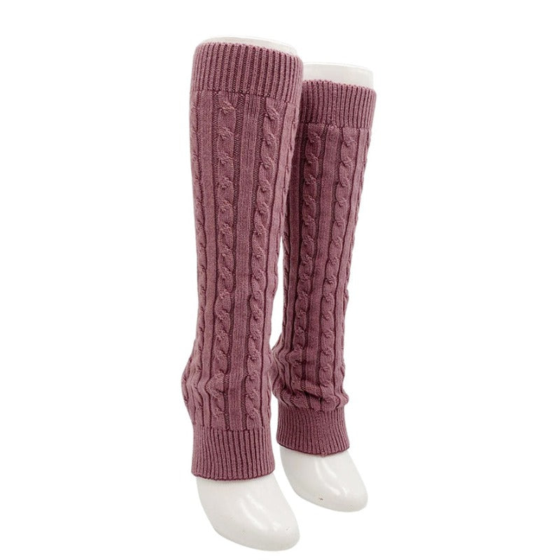Wool Cable Leg Warmer